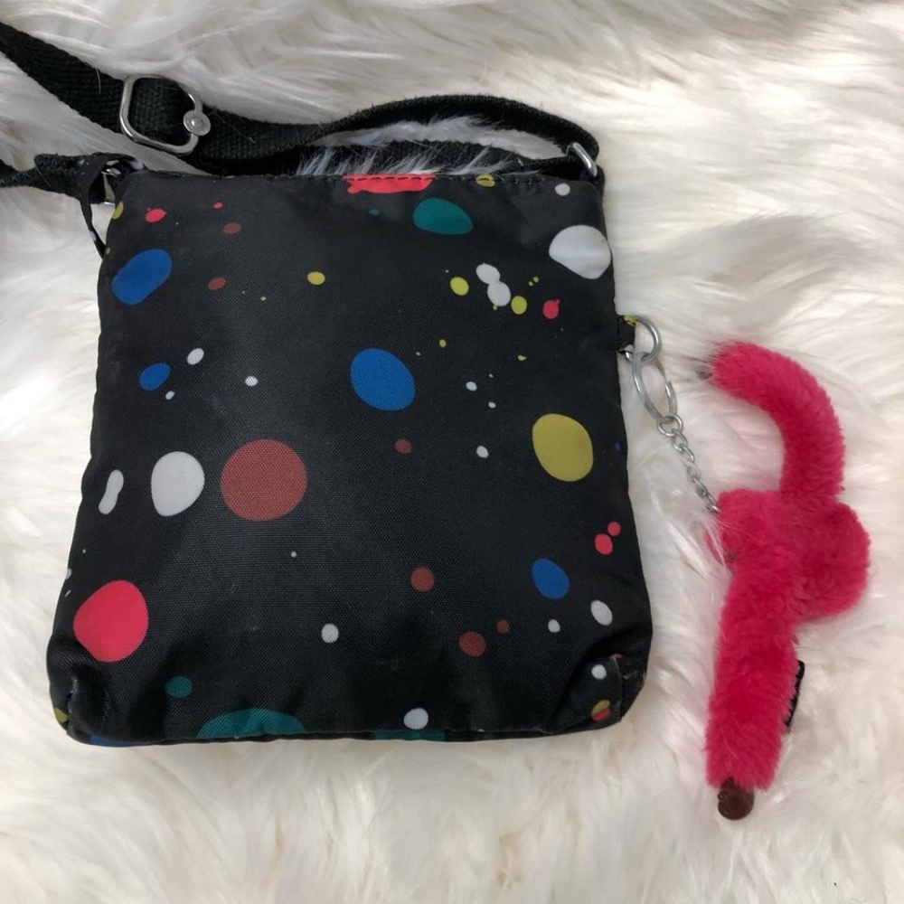 Kipling Printed Small Black Nylon Cross Body Bag - image 6